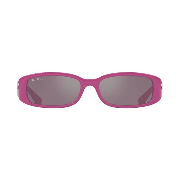 NWT GUCCI SUNGLASSES WOMEN FUCHSIA/PINK RECTANGLE EYEWEAR GUCCI